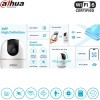 Caméra WiFi intérieure motorisée 360° Dahua 3 MP avec suivi automatique –  DH-H3A