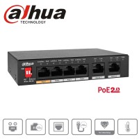 Switch PoE 4 ports Dahua PFS3005-4ET-60