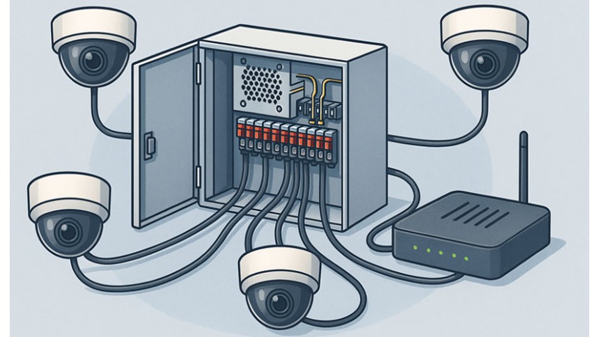 Pourquoi centraliser l’alimentation CCTV des cameras coaxial ?﻿