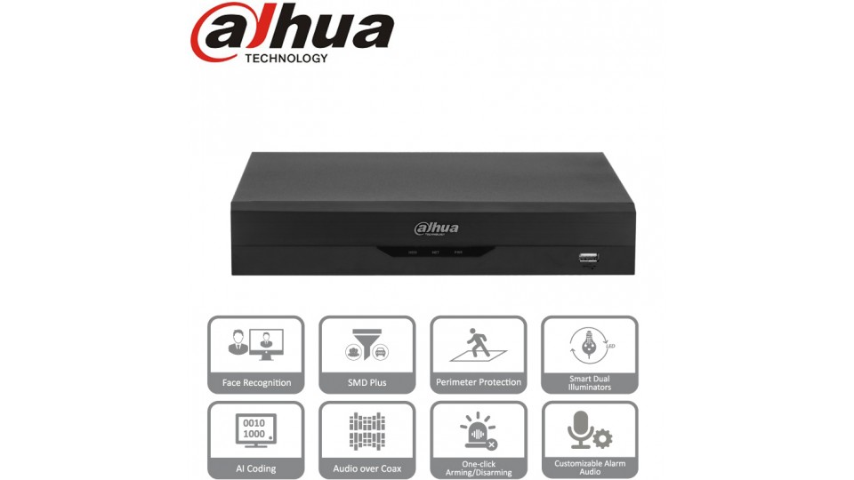 XVR5108H-I3 enregistreur dahua 8 voies hdcvi coaxial 