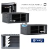 Baie de brassage murale 19 pouces 4U 600×450 – armoire réseau compacte pour informatique et vidéosurveillance