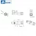 Connecteur rj45 sans outil MECER pack de 2 pièces - Câble réseau Ethernet RJ45 - MECER - 7.08€