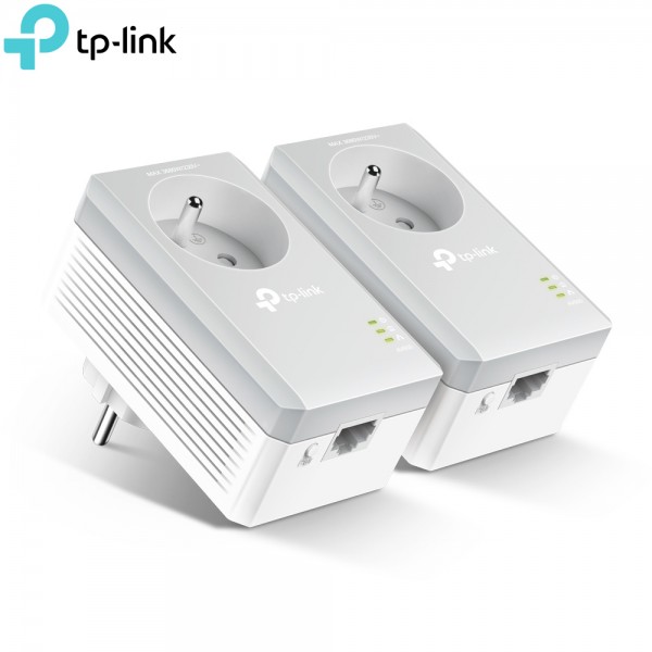Kit CPL TP-Link AV600 600 Mbps avec prise intégrée - TL-PA4015P KIT