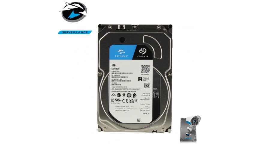 Disque dur vidéosurveillance 4to Seagate SkyHawk ST4000VX016 sata 3.5 pouces Disque dur vidéosurveillance 4to Seagate SkyHawk ST4000VX016 sata 3.5 pouces