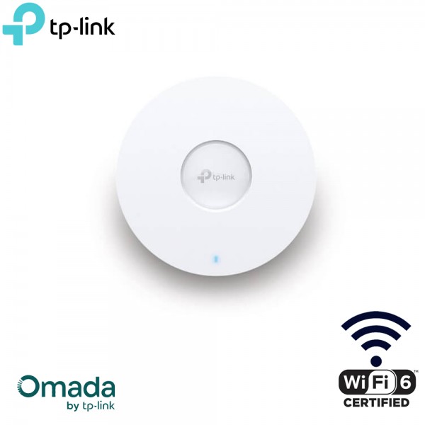 Point d’accès WiFi 6 AX3000 TP-Link EAP653 Mesh plafonnier PoE+ Omada