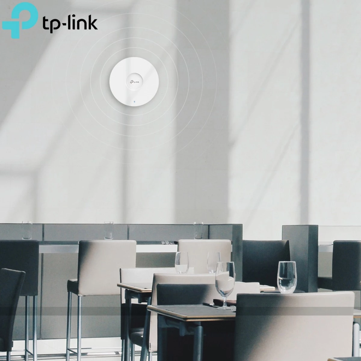 Borne WiFi 6 professionnelle plafond TP-Link Omada
