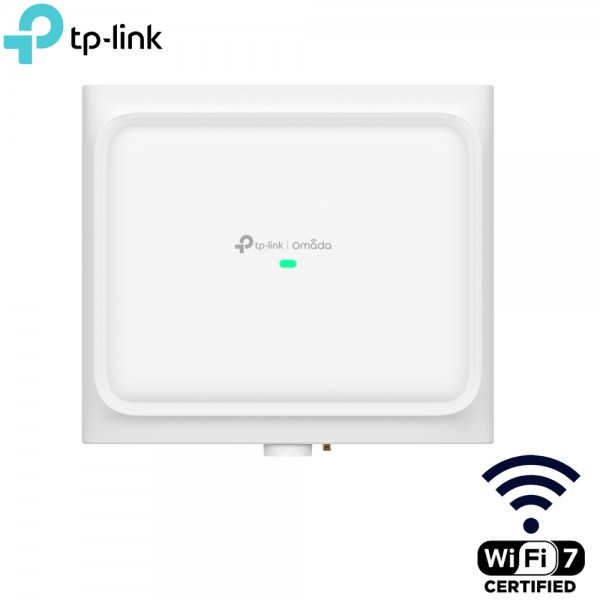 Point d'accès WiFi 7 extérieur TP-Link EAP772-Outdoor BE9300 Tri-Bande Mesh 6 GHz PoE+