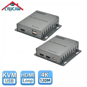 Extendeur KVM RJ45 4K 120m avec port USB Extendeur KVM RJ45 4K 120m avec port USB