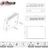Switch PoE Dahua Gigabit 4 ports + 2 ports LAN – CS4006-4GT-60-V2
