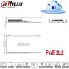 Switch PoE Gigabit manageable 28 ports pour infrastructure réseau IP – Dahua CS4228-24GT-375-V2