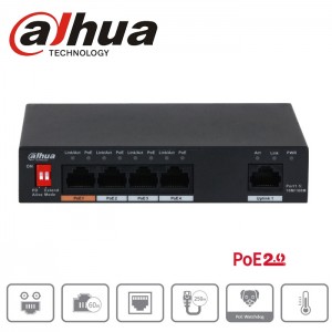 Switch PoE 4 ports Dahua PFS3005-4ET-60 Switch PoE 4 ports Dahua PFS3005-4ET-60
