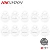 Lot de 3 badges RFID porte-clés DS-PT-M1 pour alarme AX PRO Hikvision
