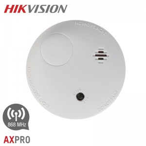 Hikvision DS-PDSMK-E-WE détecteur de fumée et incendie sans fil connectée