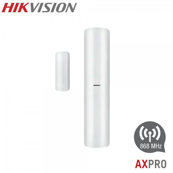 Détecteur d'ouverture de porte et fenêtre sans fils - DS-PDMC-EG2-WE Hikvision  Détecteur d'ouverture de porte et fenêtre sans fils - DS-PDMC-EG2-WE Hikvision