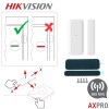 Détecteur slim d'ouverture de porte et fenêtre sans fils - DS-PDMCS-EG2-WE Hikvision  Détecteur slim d'ouverture de porte et fenêtre sans fils - DS-PDMCS-EG2-WE Hikvision