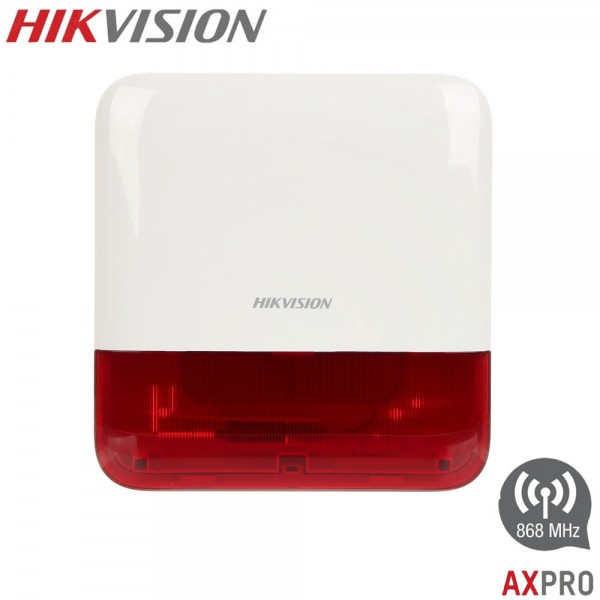 Hikvision DS-PS1-E-WE sirène extérieure sans fil 110 décibels