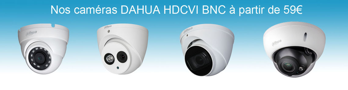 Caméras de vidéosurveillance BNC Dahua – Full HD et 4K