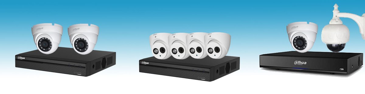 Kits vidéosurveillance Dahua 2 à 8 caméras – Installation facile