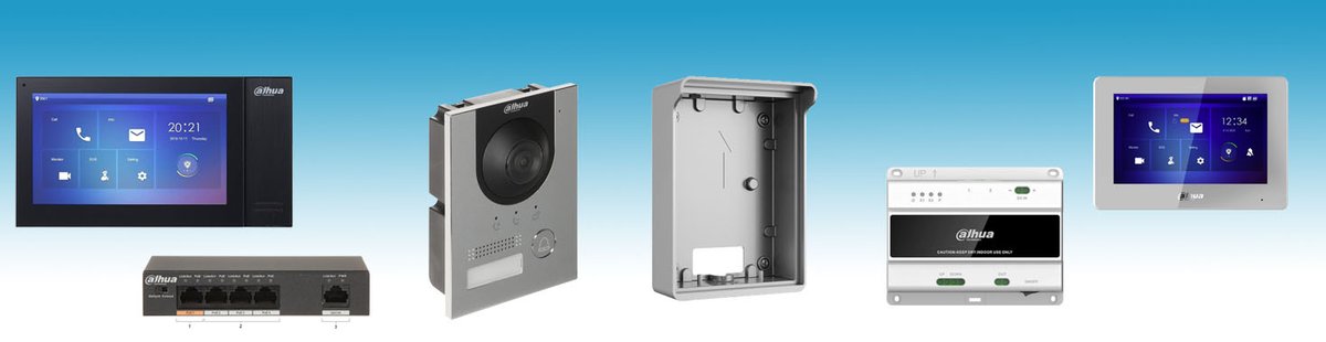 Visiophones IP PoE et 2 fils Dahua – Interphones vidéo