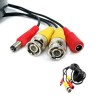 Câble bnc 3m vidéo + alimentation pour caméra analogique