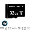 Carte microSDHC 32 Go Classe 10 avec adaptateur SD pour caméra et smartphone
