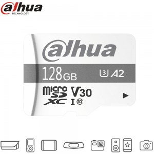 Carte microSD Dahua 128 Go pour caméra de surveillance – TF-P100/128GB