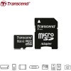 Carte microSDHC Transcend 8 Go Classe 4 avec adaptateur SD – TS8GUSDHC4