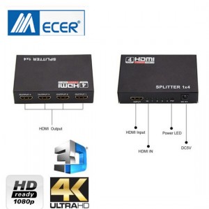 Splitter HDMI 4 ports 4K 3d Mecer Splitter HDMI 4 ports 4K 3d Mecer