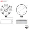 Boîte de jonction Hikvision DS-1280ZJ-XS – Support caméra tube étanche