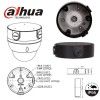 PFA136 - Boîtier de jonction noir étanche pour caméra dôme de surveillance Dahua série HDBW