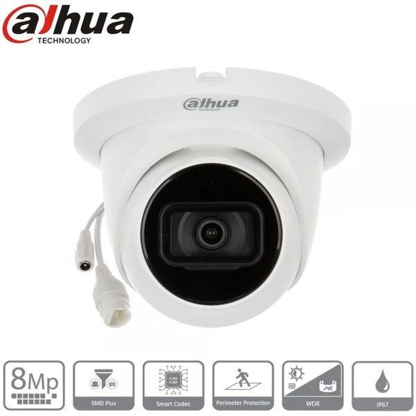 Caméra IP 4K Dahua IPC-HDW2841TMP-S-0280B 