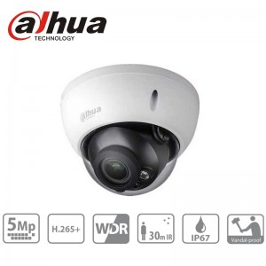 Caméra IP dôme POE 5 Mégapixels DAHUA IPC-HDBW2531RP-ZS