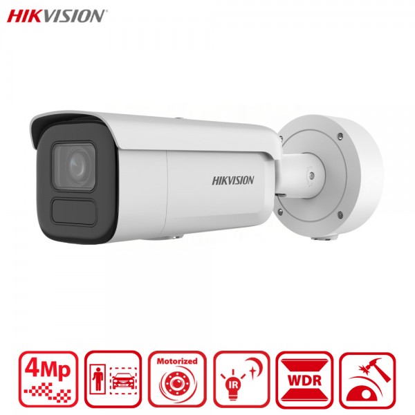 Caméra IP tube Hikvision 4MP varifocale AcuSense 60m – DS-2CD2646G2HT-IZS