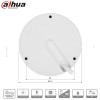Caméra dôme IP Dahua 4MP Smart Dual Light avec micro – IPC-HDBW1439E1P-A-IL-0280B-S6 vision couleur nuit 30m