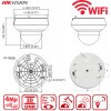 Caméra PTZ WiFi Hikvision 4MP zoom optique x4 – DS-2DE2A404IWG1-E/W