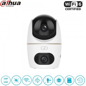 Caméra WiFi intérieure Dahua H5D-5F – Double objectif 5+5 MP et suivi automatique