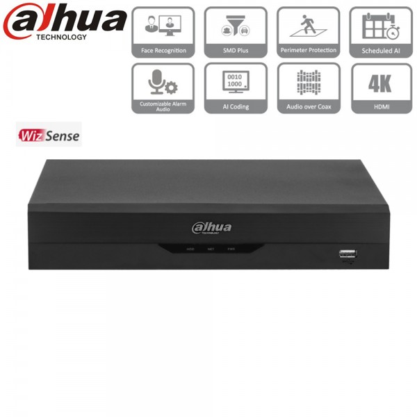 Enregistreur 4K 8 canaux BNC Dahua