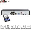 Dahua - NVR4104HS-P-4KS2 NVR enregistreur IP poe  4 sorties RJ45 