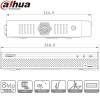Dahua - NVR4104HS-P-4KS2 NVR enregistreur IP poe  4 sorties RJ45 