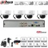 Kit DAHUA 4 dômes à bulle surveillance full hd vision infrarouge 30m  