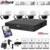 Kit DAHUA 4 dômes à bulle surveillance full hd vision infrarouge 30m  