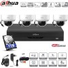 Kit DAHUA 4 dômes à bulle surveillance full hd vision infrarouge 30m  