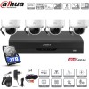 Kit DAHUA 4 dômes à bulle surveillance full hd vision infrarouge 30m  