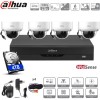 Kit DAHUA 4 dômes à bulle surveillance full hd vision infrarouge 30m  