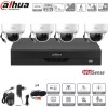 Kit DAHUA 4 dômes à bulle surveillance full hd vision infrarouge 30m  