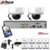 Dahua Kit 2 caméras dômes à bulle vidéosurveillance 2mpx vision nocturne 30m