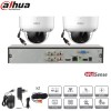 Dahua Kit 2 caméras dômes à bulle vidéosurveillance 2mpx vision nocturne 30m