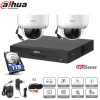 Dahua Kit 2 caméras dômes à bulle vidéosurveillance 2mpx vision nocturne 30m