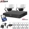 Dahua Kit 2 caméras dômes à bulle vidéosurveillance 2mpx vision nocturne 30m