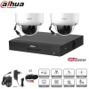 Dahua Kit 2 caméras dômes à bulle vidéosurveillance 2mpx vision nocturne 30m